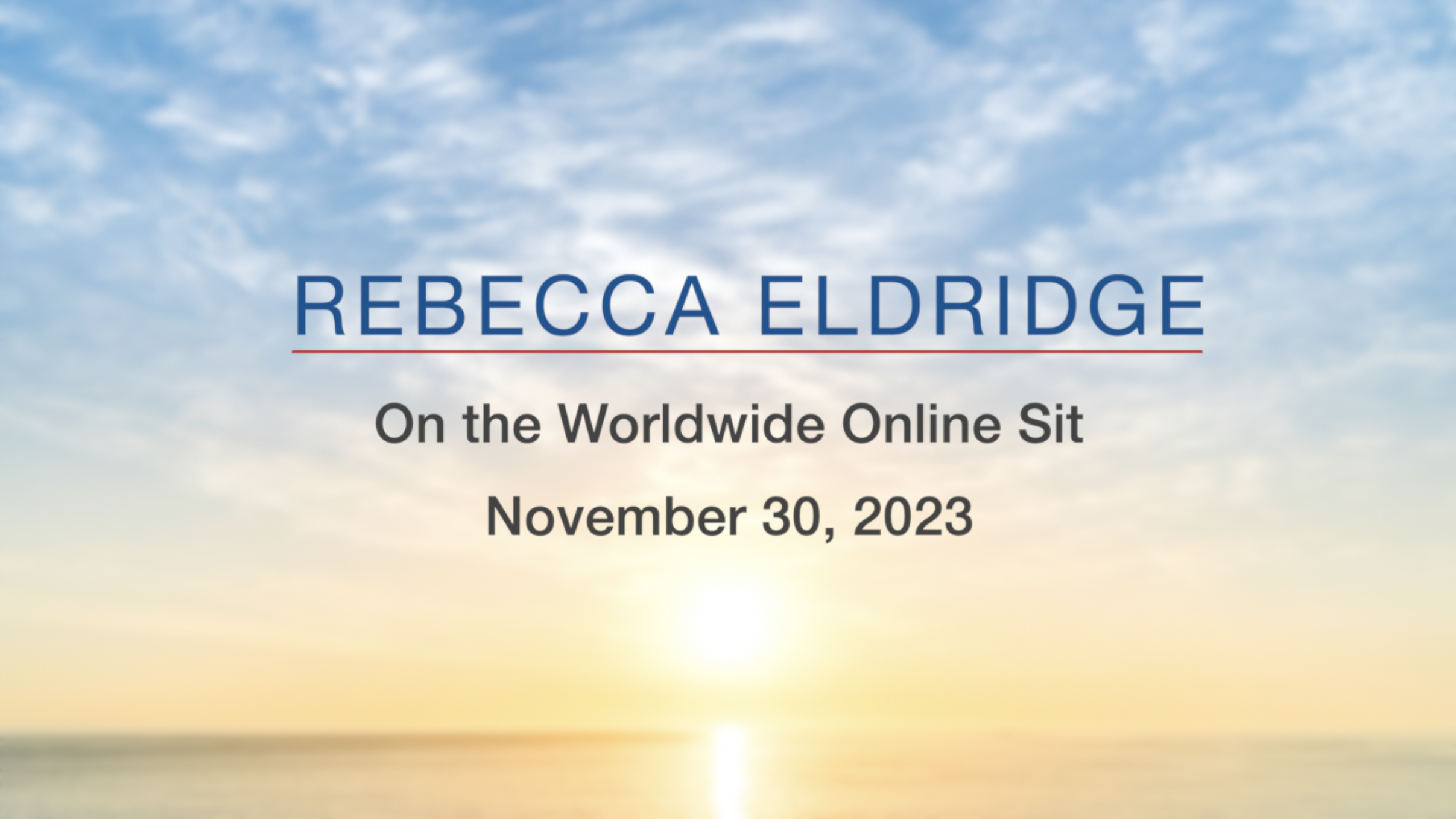Jon Kabat-Zinn speaks at the October 24, 2019 East Coast Mindfulness Worldwide Online SIt