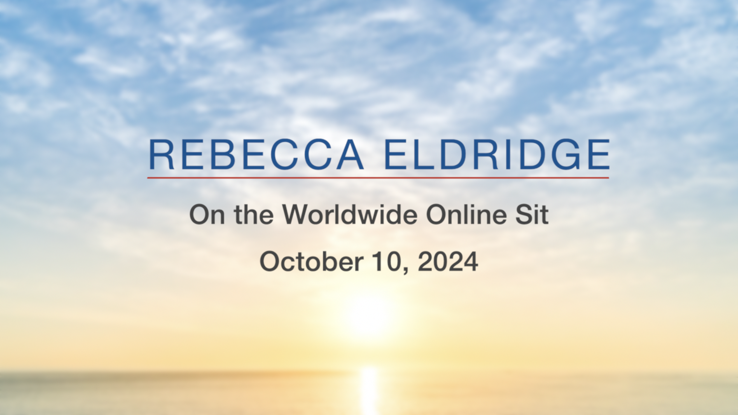 Jon Kabat-Zinn speaks at the October 24, 2019 East Coast Mindfulness Worldwide Online SIt