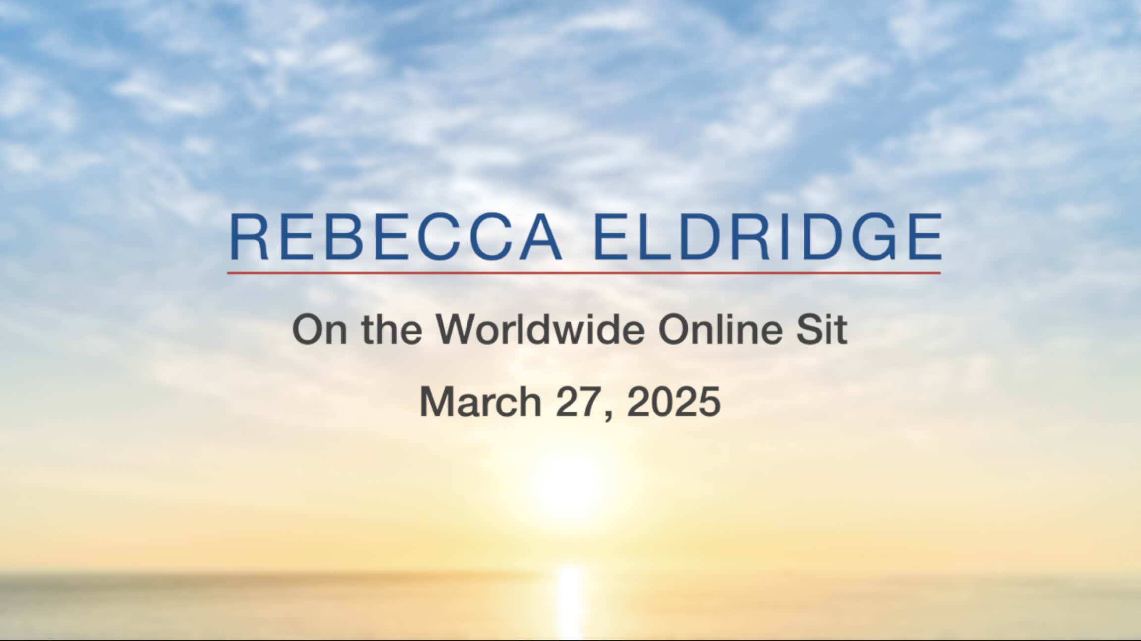 Jon Kabat-Zinn speaks at the October 24, 2019 East Coast Mindfulness Worldwide Online SIt