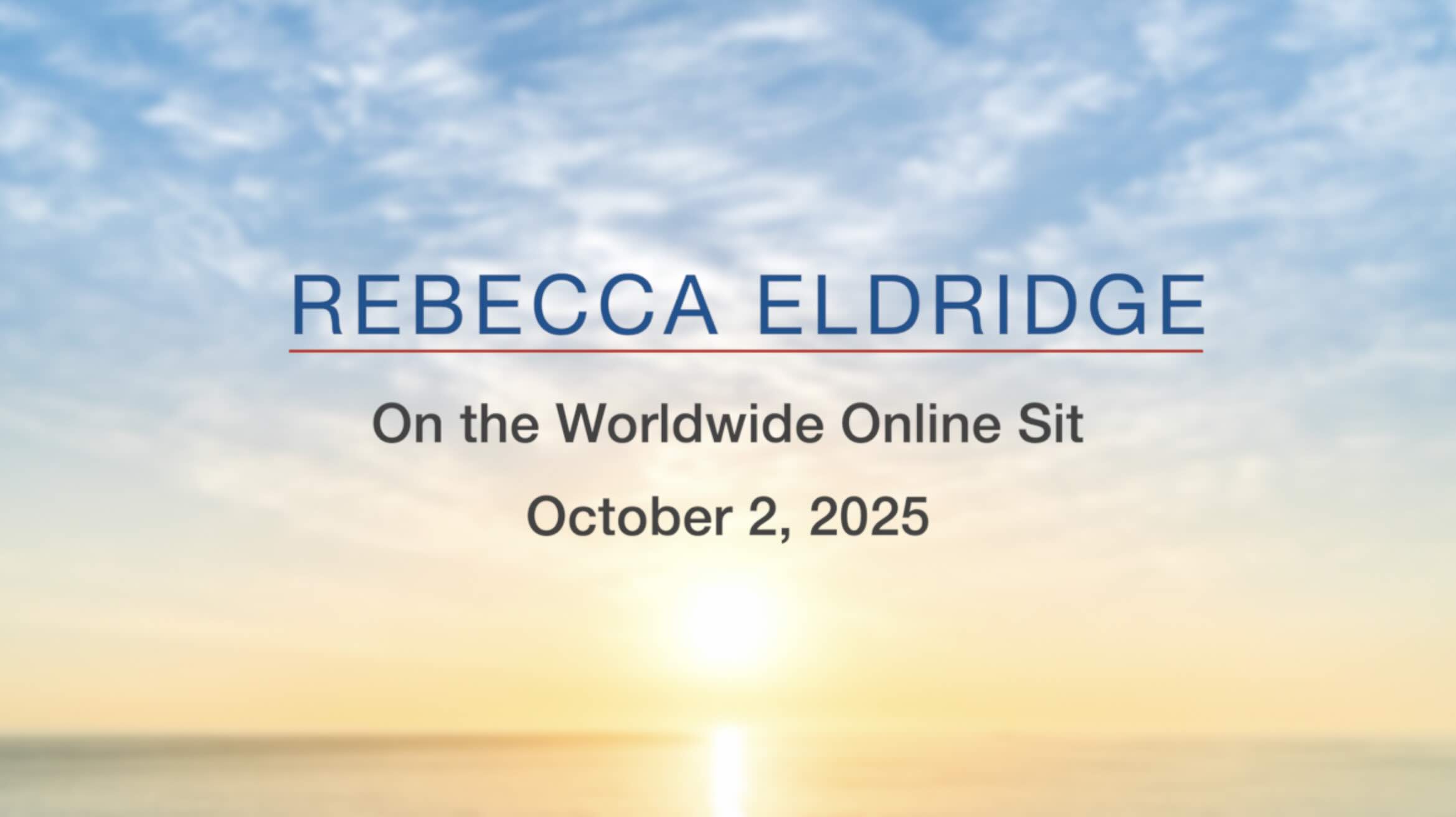 Jon Kabat-Zinn speaks at the October 24, 2019 East Coast Mindfulness Worldwide Online SIt